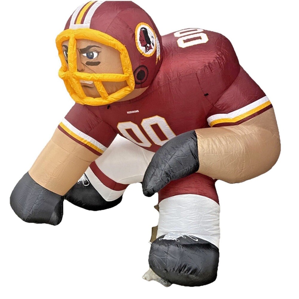 NFL Washington Redskins Inflatable Yard Decoration Bubba Football Player Tested